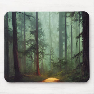 Mousepad Belo Trabalho de arte digital de caminho da flores