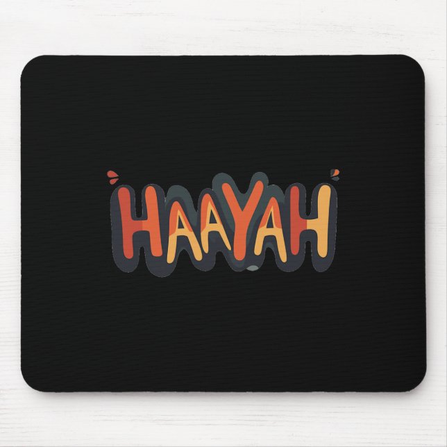 Mousepad Belo Traje De Haayah Ttle Para Amantes De Karate (Frente)