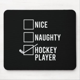 Mousepad Belos Papais noeis de Natal do jogador de hóquei
