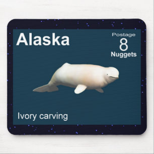 Mousepad Beluga do marfim
