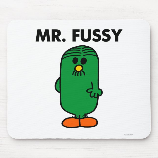 Mousepad Bem-educado Sr. Fussy (Frente)