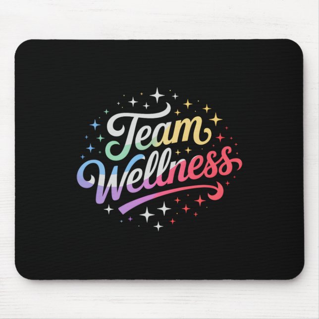 Mousepad Bem-Estar da Equipe Motivada P.e Treino Ninja de G (Frente)