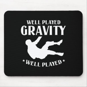 Mousepad Bem Jogado, Diversão De Gravidade E Cai No Chão Br