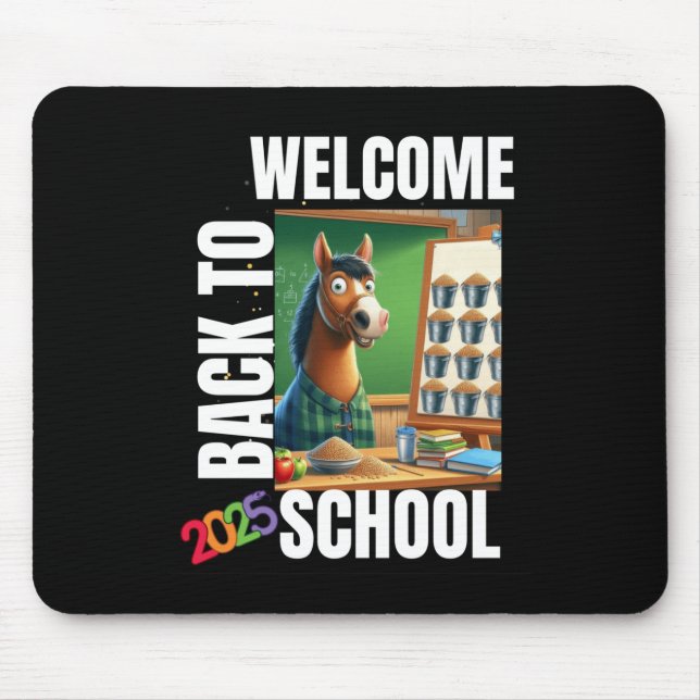 Mousepad Bem-Vindo À Escola 2025 Sticker (Frente)