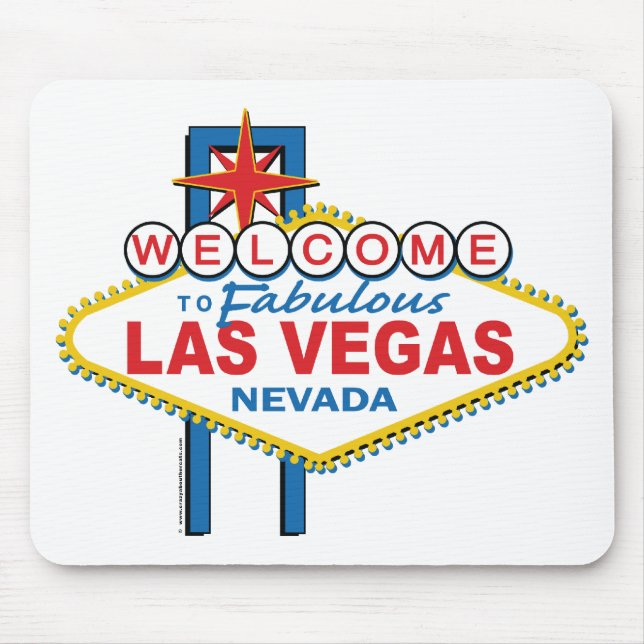 Mousepad Bem-vindo a Las Vegas Fabulosa (Frente)
