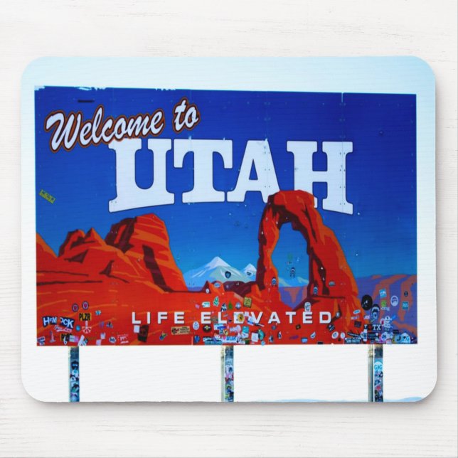Mousepad Bem-vindo ao Sinal de Utah (Frente)