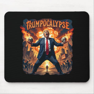 Mousepad Bem-vindo ao Trump-ocalypse Engraçado Donald Trump