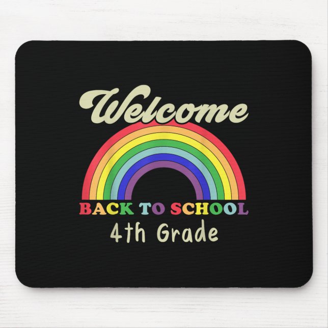 Mousepad Bem-vindo de volta à Escola Estudante R (Frente)