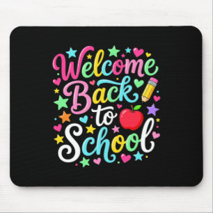 Mousepad Bem-vindo de Volta à Escola Meninos Meninas Crianç