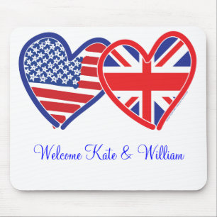 Mousepad Bem-vindo Kate & William/ Royal Wedding