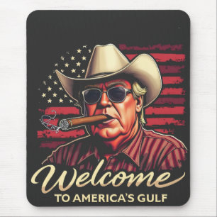 Mousepad Bem-vindos à América do Funny do Golfo