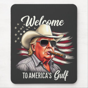 Mousepad Bem-vindos à América do Golfo Trump East Cost do M