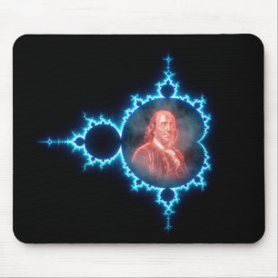 Mousepad Ben Franklin Mandelbrot Fractal