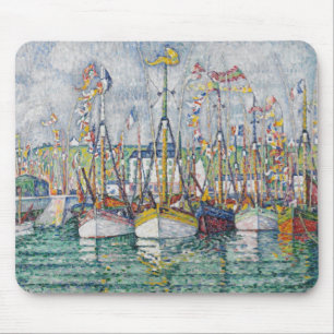 Mousepad Bênção da frota do atum em Groix, 1923