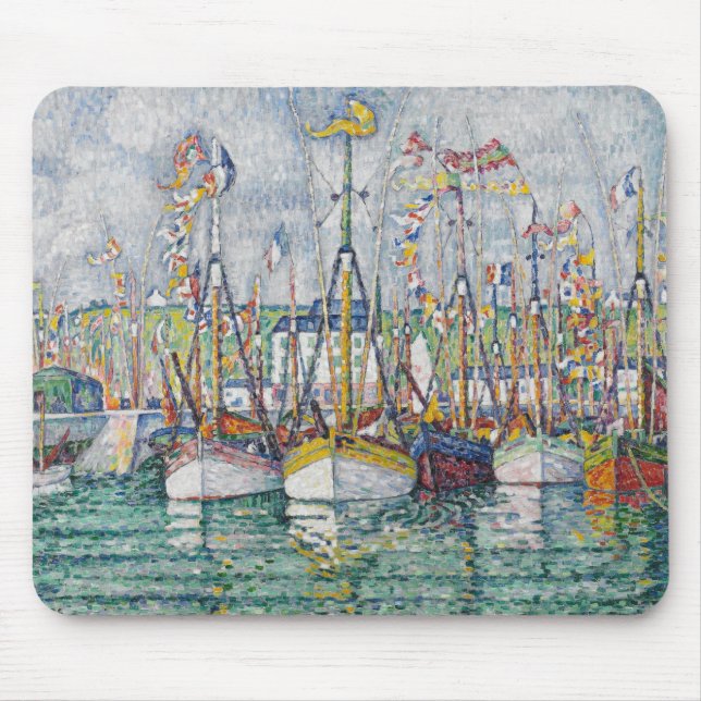 Mousepad Bênção da frota do atum em Groix, 1923 (Frente)