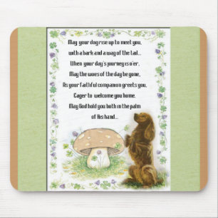 Mousepad Bênção irlandesa dos cães