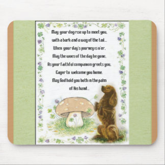 Mousepad Bênção irlandesa dos cães