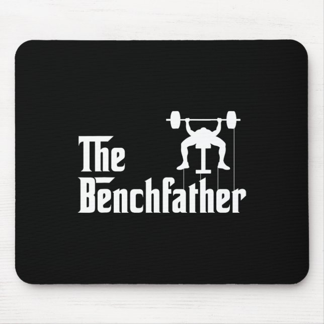 Mousepad Benchdad Bodybuilding Gym Bro Funny Bench P (Frente)