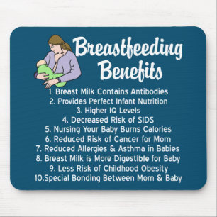 Mousepad Benefícios do aleitamento 10 principais motivos p