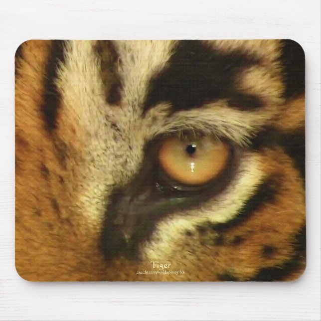 Mousepad Bengal Tiger's Eye Big Cat Wildlife Mousemat (Frente)