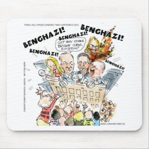 Mousepad Benghazi Shuffle Engraçado