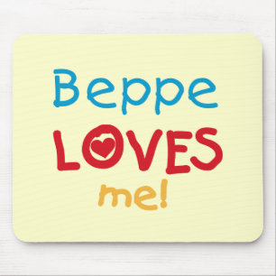 Mousepad Beppe me ama T-shirts e presentes