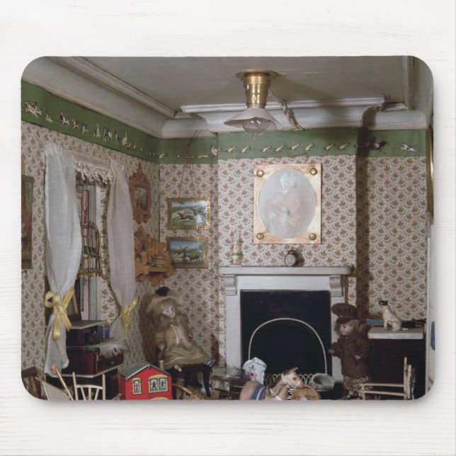 Mousepad Berçário com os brinquedos da "senhorita Milha" (Frente)