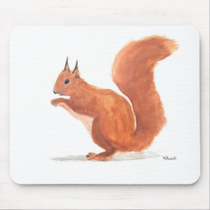 Mousepad Berçário de bebês da floresta com cor aquosa de