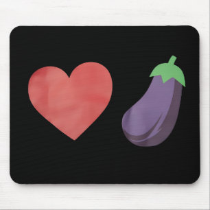 Mousepad Berinjela Engraçada Gay Orgulho LGBTQ