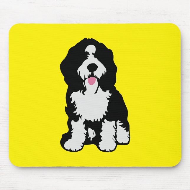 Mousepad Bernedoodle (Frente)