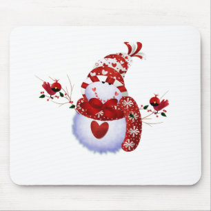 Mousepad Berry Cute Snowman