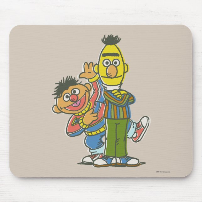 Mousepad Bert e Ernie Estilo Clássico (Frente)