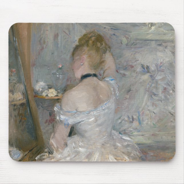 Mousepad Berthe Morisot - Mulher na sua Toilette (Frente)