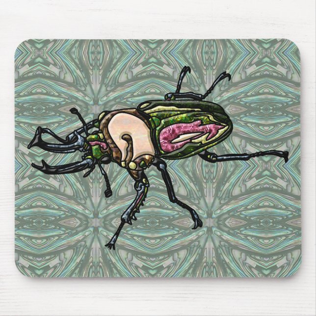 Mousepad Besouro Arco-Íris (Frente)