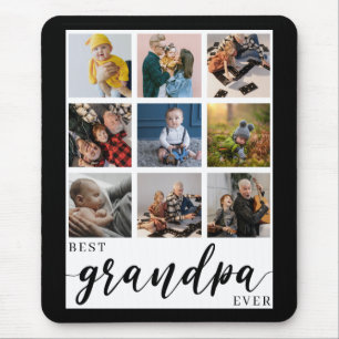 Mousepad Best Grandpa Ever Photo Collage