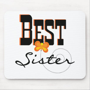Mousepad Best Sister T-shirts e presentes