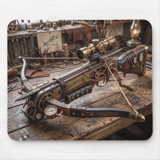 Mousepad Besta Cruzeta Medieval Intrincada (Frente)