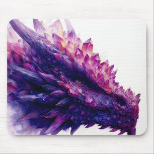 Mousepad Besta de Dragão Cristal Ametista Fantasma