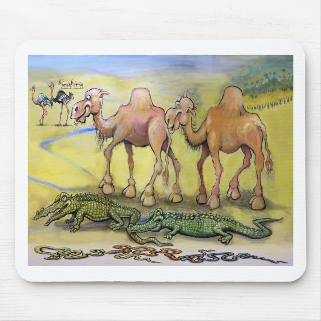 Mousepad Bestas de deserto (Frente)