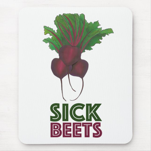 Mousepad Beterraba Doente (Beats) Jardim Vegetal de Beterra (Frente)