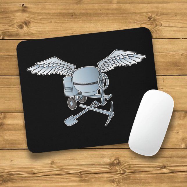 Mousepad Betoneira azul-cinza (Criador carregado)