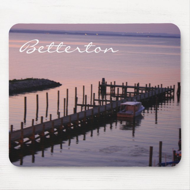 Mousepad Betterton na fotografia do por do sol (Frente)