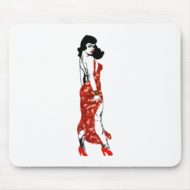 Mousepad bettie pin up (Frente)