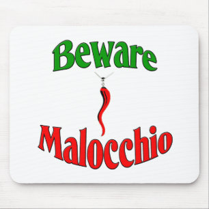 Mousepad Beware o Malocchio (o olho mau)