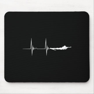 Mousepad Biathletting Sport Heartbeat Ekg Pulse Biath