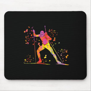 Mousepad Biatleta Nórdico de Esqui Biatlon 5