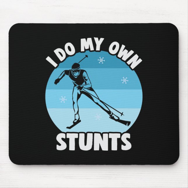 Mousepad Biatlo Eu Faço As Minhas Próprias Pedras Atravessa (Frente)