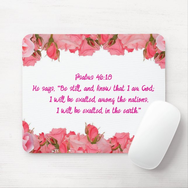 Mousepad Bible Verse  (Com mouse)
