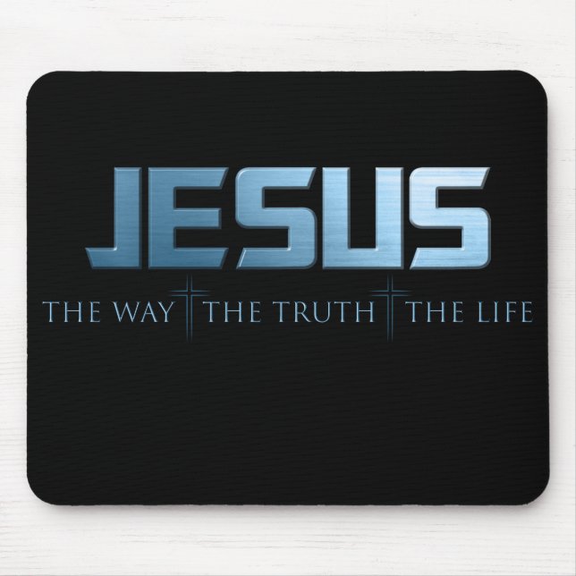 Mousepad Bíblia Cristã de Fé Versa: Como a Verdade é Jesus (Frente)
