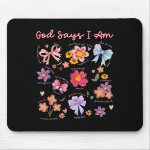 Mousepad Bíblia Cristã Verdade Deus Diz Que Sou Mulher Bíbl